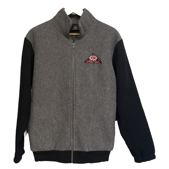 Polaris Action Gear Jacket Fleece Snowmobile Zip Up Vintage Mens‎ Large - Picture 1 of 8